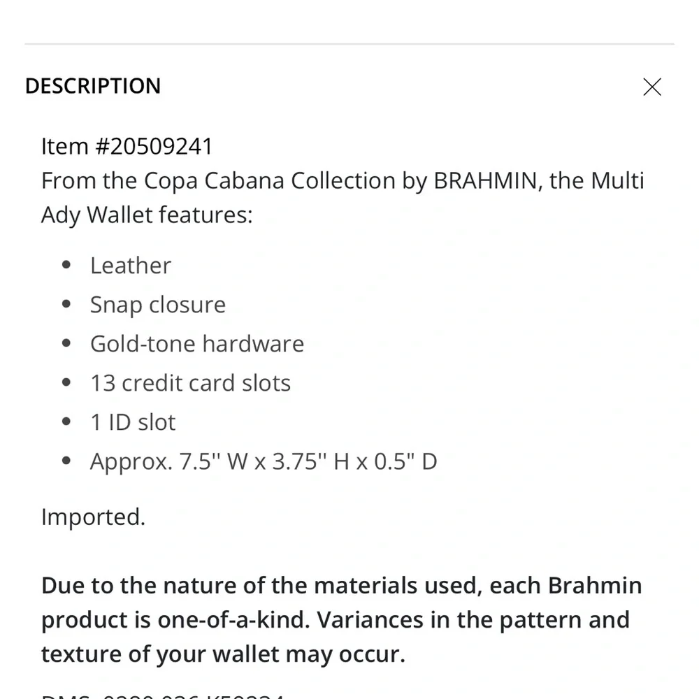 Brahmin Copa Cabana collection - Picture 12 of 16